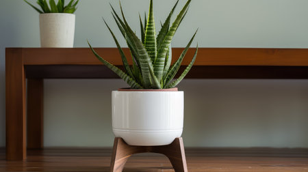 healing aloe vera potの素材