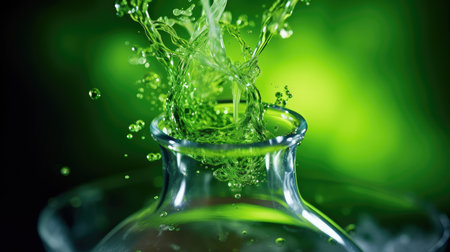 reaction chemistry greenの素材