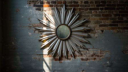 antique vintage sun burstの素材