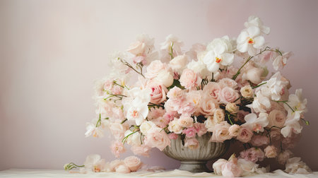 delicate blush pink floralの素材