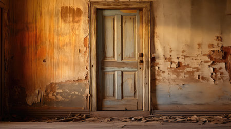 nostalgic blurred front door interior Inの素材