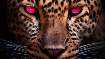 nose leopard pinkの素材