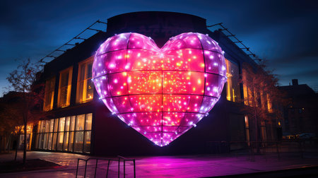 connection heart lightの素材