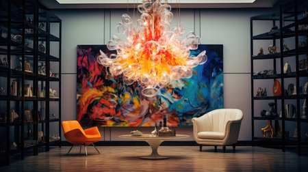 crystal chandelier home interiorの素材