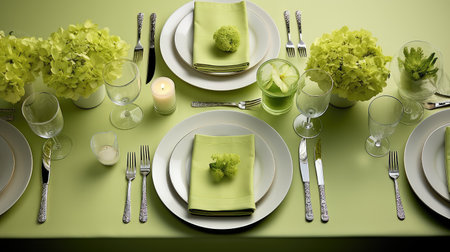 fresh set lime greenの素材