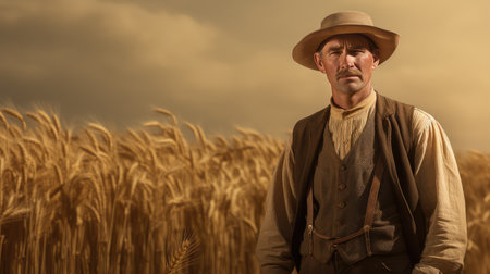 farmer agricultural professionの素材