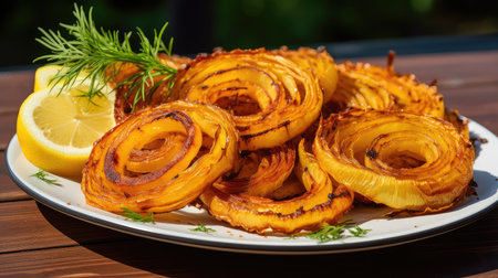 rings sweet yellow onionの素材