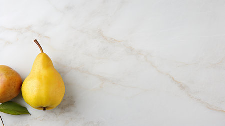 marble half pear backgroundの素材