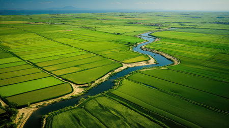 field irrigation agricultureの素材