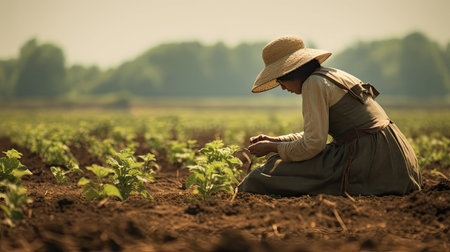 crops mothers in agricultureの素材