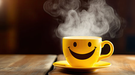 positive yellow smiley face emojiの素材