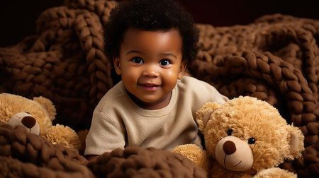 boy brown babyの素材