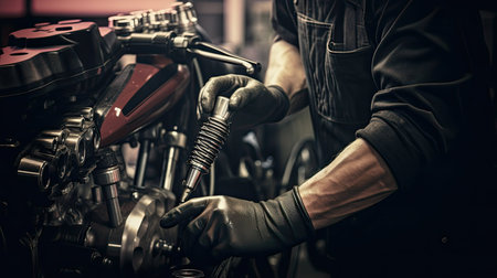 gloves motorcycle oil changeの素材