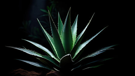 plant aloe vera backgroundの素材