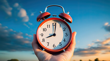 time day light savingsの素材