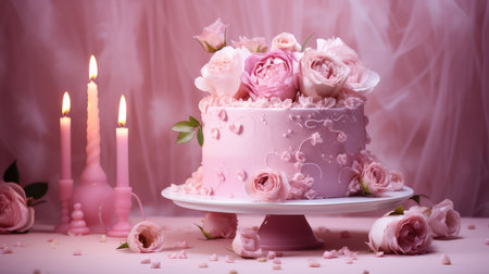 lighting pink celebrateの素材