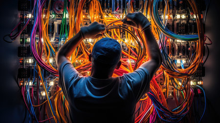 hands electrician lightの素材