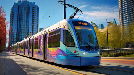 streets sound transit light railの素材