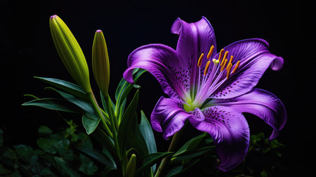 lily easter purpleの素材