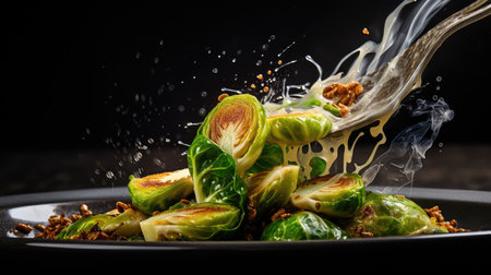 outer crispy brussel sproutsの素材