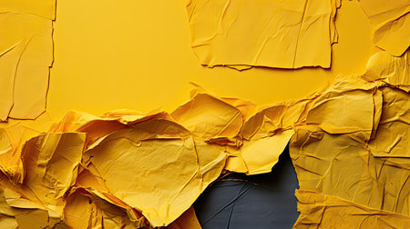 playful textured yellow backgroundの素材