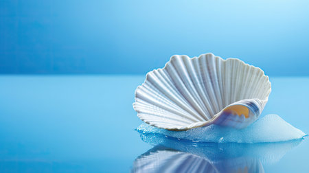 intricate wave blue backgroundの素材