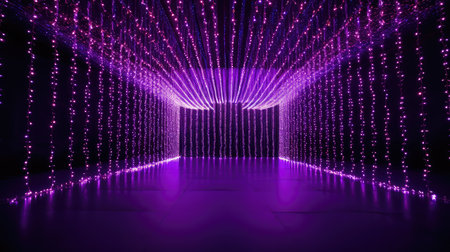 composition purple lights backgroundの素材