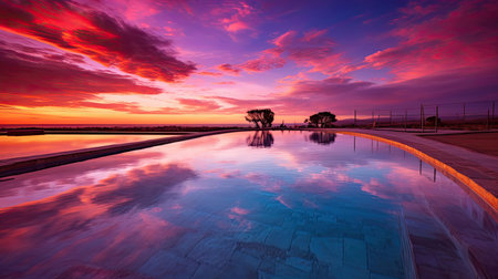 sunphotograph pink poolの素材
