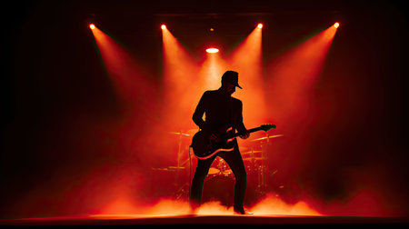 spotlight silhouettes stage lightsの素材