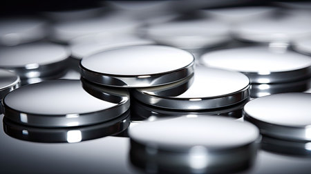 product metallic silver backgroundの素材