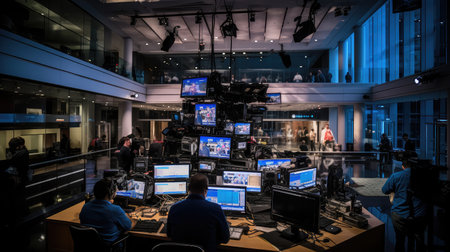 control broadcasting equipmentの素材