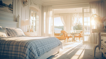 photograph blurred nice house interiorの素材