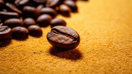 flavor coffee yellowの素材