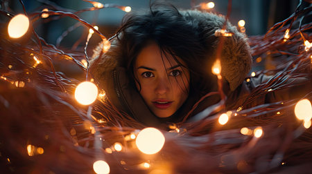 untangle tangled lightsの素材