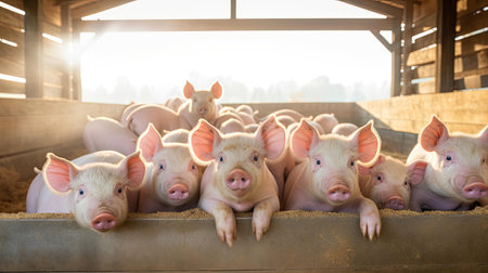 colors stall pig farmの素材