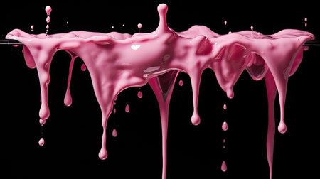 mid pink dripの素材