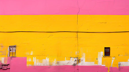 graffiti pink yellow backgroundの素材