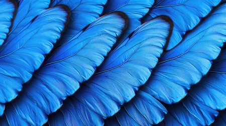 nature blue patternの素材