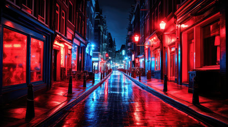 s amsterdam red light districtの素材