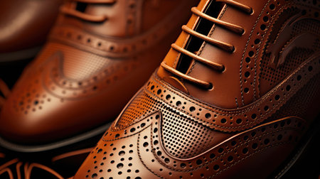 detailing brown shoesの素材