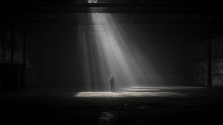 warehouse grey spotlightの素材