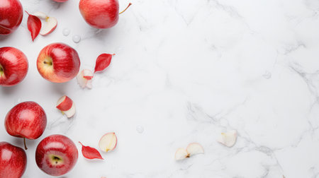 marble background apple fruitの素材