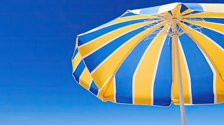 beach blue and yellow patternの素材