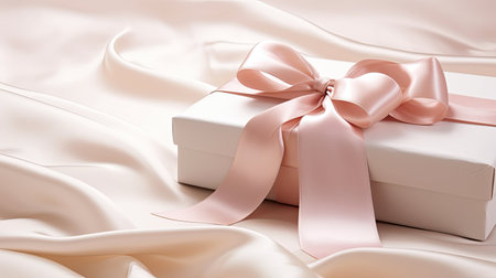 box pink bow and ribbonの素材