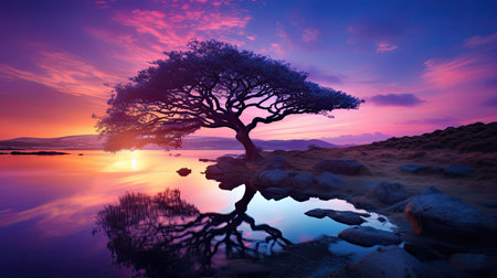 purple ultraviolet lightの素材