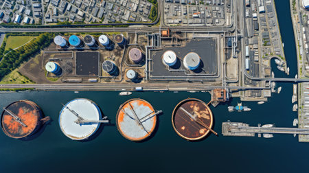 aerial crude oil shippingの素材