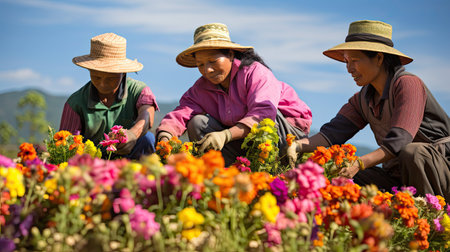 vibrancy beauty flower farmの素材