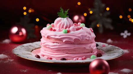 up pink happy holidaysの素材