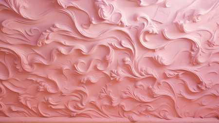 swirling pink stucco textureの素材