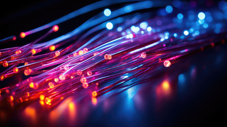 photonics light technology backgroundの素材